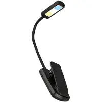 Briloner LEUCHTEN LED Klemmtischleuchte "TARU", schwarz, 1, H: 3cm, 1 Stk., Leuchten, 4x3x29 cm, Büro, Schlafzimmer, Wohnzimmer, Kinderzimmer, LED Klemmtischleuchte