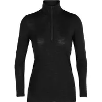 Icebreaker Funktionsunterhemd 175 Everyday LS Half Zip Damen Black-L
