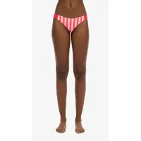 Superdry für Damen. W3010391A Rosa gestreifte Bikinihose mit auffälligem Design (XL), Strandbekleidung, Recyceltes Polyester, Nachhaltig