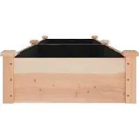 vidaXL Hochbeet mit Einsatz 240x60x25 cm Massivholz Tanne