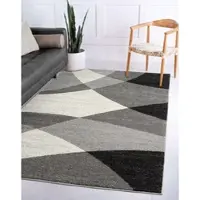 The Carpet Teppich "Pearl", grau, B:80cm H:11mm L:140cm, Polypropylen, Teppiche, Teppich, moderner dichter Wohnzimmer Teppich Konturenschnitt
