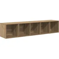 vidaXL TV-Schrank Set 2 stk. Artisan-Eiche Holzwerkstoff