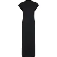 Build Your Brand Kurzarm Langes Kleid
