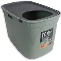 Moderna Products Moderna Katzentoilette Top Cat - grün / dunkelgrün