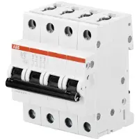 ABB S204-B6 Sicherungsautomat B-Char.,6kA,6A,4P