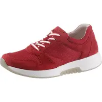 Gabor Comfort Damenschuhe Schnürschuhe Sportive Rot Freizeit
