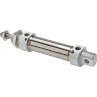 EMC ISO 6432 Runder doppeltwirkender Zylinder 25-125mm - magnetisch - dämpfend