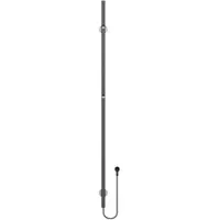 BELVIT Badheizkörper elektrisch, Handtuchheizkörper, 150cm, 60W, Dunkelgrau