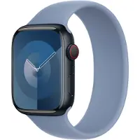 Apple Silikon Solo Loop für Watch | 44/45/46/49 mm - Größe 4 - Winter Blue