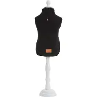Croci C7074839, Hund, Pullover, Schwarz, Groß (26-44 kg), Einfarbig, Alle Jahreszeiten