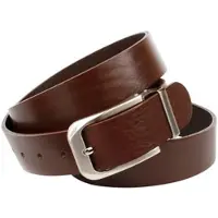Anthoni Crown Ledergürtel , Herren, Gr. 110, braun, Leder, genarbt, unifarben, Basic, Gürtel Ledergürtel, aus Vollleder