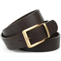 Anthoni Crown Ledergürtel , Herren, Gr. 100, braun, Leder, unifarben, Gürtel Ledergürtel, in 4 cm breit für den Casual-Look