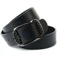 Anthoni Crown Ledergürtel , Herren, Gr. 100, schwarz, Leder, unifarben, Gürtel Ledergürtel