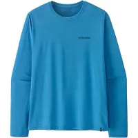 Patagonia - L/S Cap Cool Daily Shirt Boardshort Logo - Funktionsshirt Gr L blau