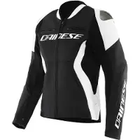 Dainese Racing 5 Lederjacke Schwarz 42 Damen Schwarz 42