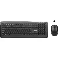 Targus Combo Kabellose Tastatur Und Maus Schwarz Schwarz One Size