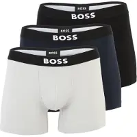 BOSS für Herren. 50544272 3er-Set graue Boxershorts aus Stretch-Baumwolle (M), Heimtextilien