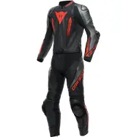 Dainese Laguna Seca 5 Herren 2-Teiler Lederkombi Nylon schwarz, 56