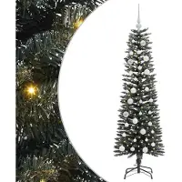 vidaXL Künstlicher Weihnachtsbaum mit 150 LEDs mit Ständer Grün 150 cm