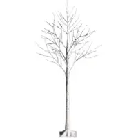 Costway 120 cm Beleuchteter Weihnachtsbaum MIT 48 warmweißen LED-Lichtern