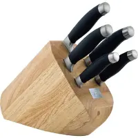 Carl Schmidt Sohn GmbH SHIKOKU 6-teiliges Messerblock-Set, Chrom Molybdän Vanadium Stahl