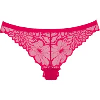 LASCANA String aus floraler Spitze, elastisches Material, unifarbenes Design