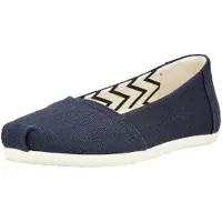 Toms Alpargata Ballet navy heritage canvas 38