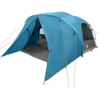 vidaXL Dome Zelt für 4 Personen 4 Personen Blau