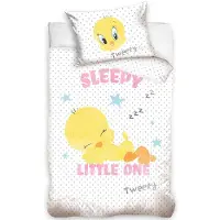 Carbotex Tweety Kleinkinderbettwäsche 100 x 135 cm - Baumwolle