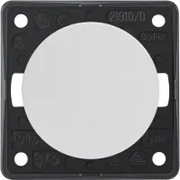 Hager 936712509, Tasten, Weiß, Thermoplast, IP44, Schrauben, Berker Integro Flow/Pure