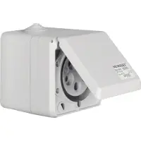 Berker 558201, 3P+N+PE, Grau, 400 V, 32 A, 50/60 Hz, 1,8 cm