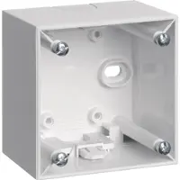 Berker Aufbau-Gehäuse hoch AP, Integro Flow/Pure, polarweiß glänzend, 59,5 mm, 59,5 mm, 41 mm, 10 Stück(e)