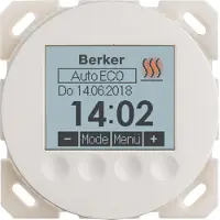Berker Temperaturregler 20462089 R.x Serie 1930 polarweiß gl