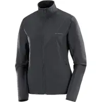 Salomon - Women's Essential Lightwarm Hybrid - Fleecejacke Gr L grau