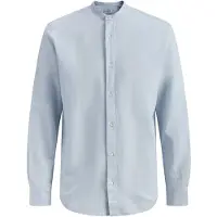 Jack & Jones Breeze Band Linen Blend Langarmhemd