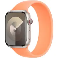 Apple Silikon Solo Loop für Watch | 38/40/41/42 mm - Größe 3 - Orange Sorbet