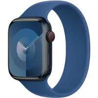 Apple Silikon Solo Loop für Watch | 44/45/46/49 mm - Größe 3 - Blue Ocean