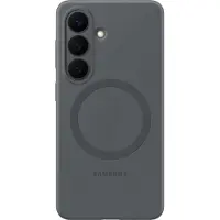 Samsung Handyhülle "Silicone Magnet Case für Galaxy S26", grau (schwarz), Smartphones, Hüllen, Backcover, Schutzhülle, Handyschutzhülle, Case, Schutzcase, stoßfest, Handyhülle