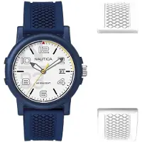 Nautica Nableme02 38mm 10atm Quartz Analogical Uhr