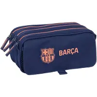 Safta 812526710 F.c Barcelona 2nd Kit Triple Mäppchen Blau Mann Blau One Size