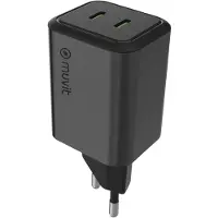 Muvit For Change 2x Pd Usb-c Wandladegerät 45w