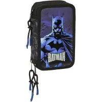 Batman 12.5x19.5x5.5 Cm Triple Mäppchen
