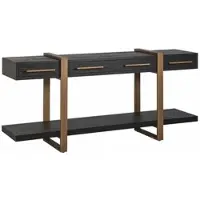 Casa Padrino Luxus Sideboard Schwarz / Antik Messing 180 cm - Luxus Möbel