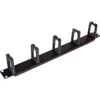 Alantec PK009, Kabelhalter, Wand, Kunststoff, Schwarz