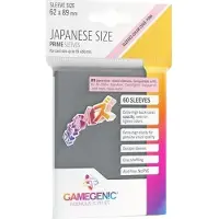 GameGenic GGS10126ML - PRIME Hüllen in japanischer Grösse, dunkelgrau (60 Hüllen)