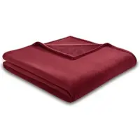 Biederlack Wohndecke "King Fleece", rot (rubin), B:150cm L:200cm, Polyester, Wohndecken, Wohndecke, leicht, Kuscheldecke