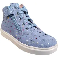 Richter Kinderschuhe Mädchen Schnürstiefel Blau Freizeit
