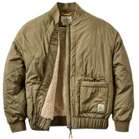 Passenger - Women's Lucia Sherpa Lined Bomber Jacket - Freizeitjacke Gr M beige