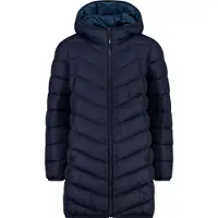CMP Lange Mädchen Steppjacke mit Kapuze