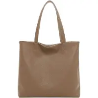 Emily & Noah Shopper "Shopper E&N Eva", Damen, Gr. B/H/T: 39cm x 34cm x 14cm 0, grau (taupe 900), Polyester, Taschen Shopper